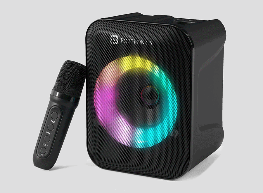 Portronics speaker and microphone